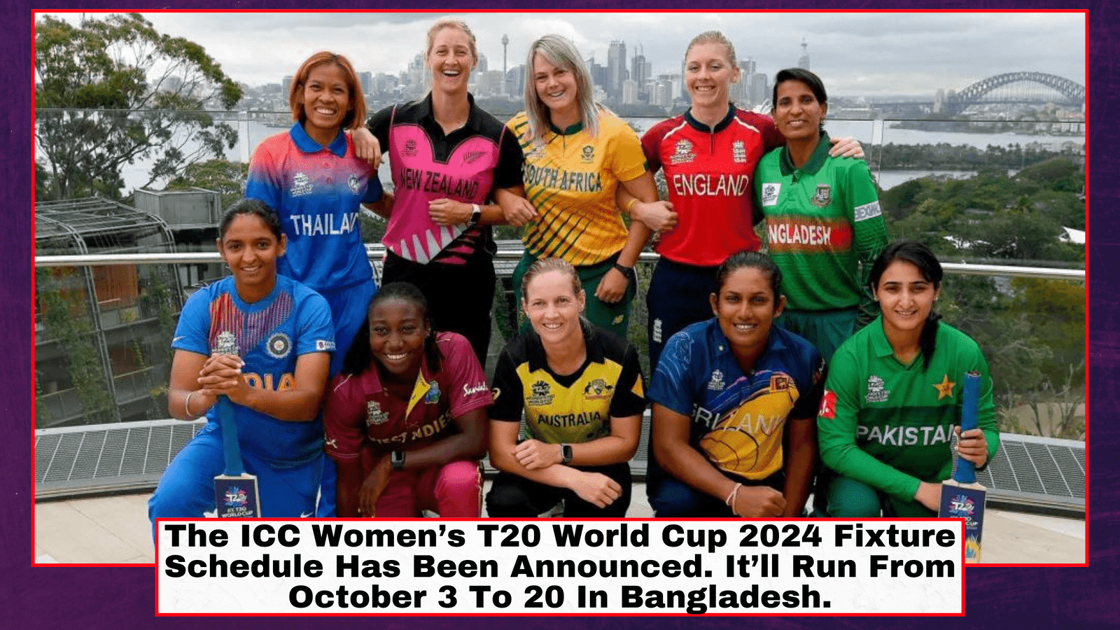 ICC Women's T20 World Cup 2024 Groups and Fixtures Schedule